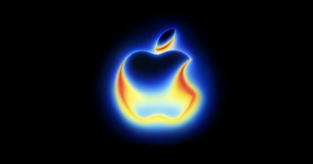 O que você mais espera no próximo evento da Apple? | Logotipo do evento da Apple mostrado