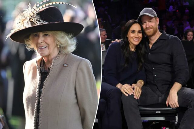 A Rainha Camilla disse à amiga Meghan Markle que 'fez uma lavagem cerebral' em Harry em meio a uma rivalidade com a família real, afirma um novo livro
