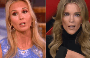 A apresentadora convidada de ‘The View’, Elisabeth Hasselbeck, ataca Megyn Kelly, alegando que ela desrespeitou as tropas americanas: ‘How Dare You’ A apresentadora convidada de 'The View', Elisabeth Hasselbeck, ataca Megyn Kelly, alegando que ela desrespeitou as tropas americanas: 'How Dare You'