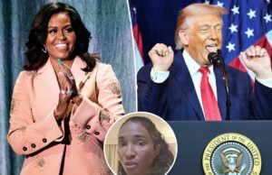 A cantora do TLC, Chilli, revela posição política após doar para a campanha de Trump, compartilhando a bizarra conspiração de Michelle Obama A cantora do TLC, Chilli, revela posição política após doar para a campanha de Trump, compartilhando a bizarra conspiração de Michelle Obama
