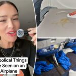 A comissária de bordo revela o comportamento mais 'nojento' que ela testemunhou em uma década - e você nunca mais vai querer comer na bandeja do assento novamente