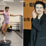 Jovan Furlan realizando um grand jeté em