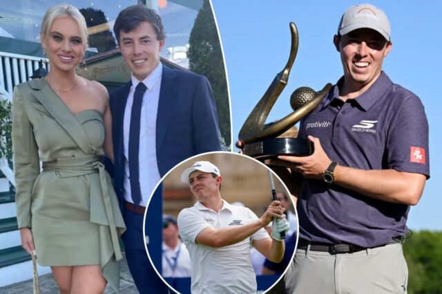 A esposa de Matt Fitzpatrick comemora a vitória do Valspar Championship da estrela do PGA Tour - uma semana após um desgosto de $ 4,5 milhões
