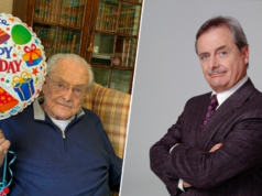 A estrela de ‘Boy Meets World’ William Daniels comemora 99º aniversário com a família William Daniels e sua esposa, Bonnie.