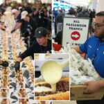 A fila mais longa no aeroporto da Filadélfia? Cheesesteaks, não seguros