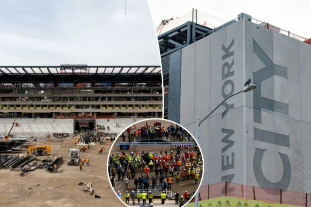 A futura casa do NYCFC atinge uma 'oportunidade monumental' à medida que o estádio toma forma
