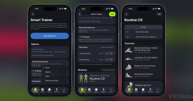 A grande atualização do SmartGym traz sugestões de alongamento, segmentos de rotina, carga de treinamento e muito mais
