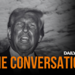 O presidente dos EUA, Donald Trump, e o agressor sexual Jeffrey Epstein são retratados como Jack e Rose em