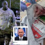 Ndiaga Diagne vestindo um moletom com capuz e