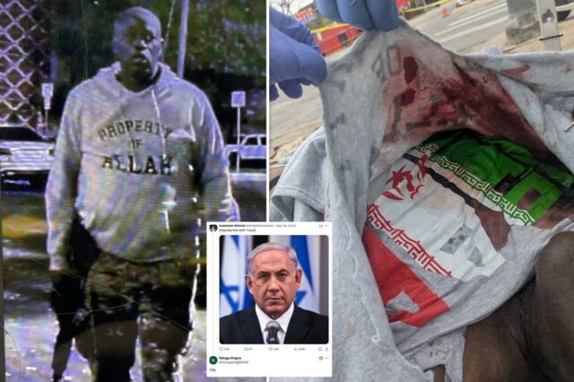 A história do atirador em massa de Austin de vomitar Ndiaga Diagne vestindo um moletom com capuz e