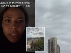 A jogadora de basquete feminino dos EUA, Destiny Littleton, em Israel, compartilha pânico nas imagens do contra-ataque iraniano a Jerusalém A jogadora de basquete feminino dos EUA, Destiny Littleton, em Israel, compartilha pânico nas imagens do contra-ataque iraniano a Jerusalém