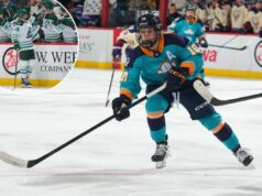 A má rotatividade de Sarah Fillier afunda Sirens e perde para Fleet Sarah Fillier nº 10 do New York Sirens patina durante o jogo contra o Montréal Victoire em 26 de fevereiro de 2026 no Prudential Center em Newark, Nova Jersey. (