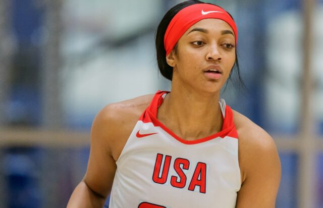 Team USA forward Angel Reese