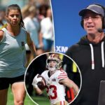 A mãe de Christian McCaffrey certa vez correu em alta velocidade de 40 jardas durante a gravidez: Ed McCaffrey