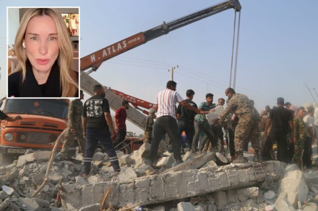 A podcaster Jennifer Welch (à esquerda) e outra mulher em uma videochamada.