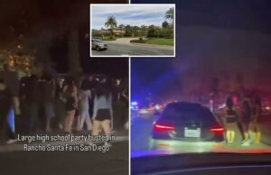 A raiva de San Diego traz um enxame de policiais depois que centenas de crianças inundam um bairro chique A raiva de San Diego traz um enxame de policiais depois que centenas de crianças inundam um bairro chique