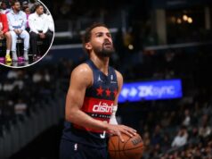 A temporada dos Wizards de Trae Young provavelmente acabou, já que o tanque generalizado consome a NBA Trae Young, do Washington Wizards, olha para cima, preparando-se para um lance livre.