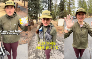 A tendência bizarra de ‘bater manteiga enquanto você corre’ é na verdade meio profunda A tendência bizarra de 'bater manteiga enquanto você corre' é na verdade meio profunda