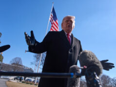 A última fraude de Trump tem como alvo o 250º aniversário da América O presidente Donald Trump, a partir da esquerda, e o filho de Elon Musk, X Æ A-Xii, assistem a uma luta de artes marciais mistas no UFC 314, sábado, 12 de abril de 2025, em Miami. (Foto AP/Lynne Sladky)