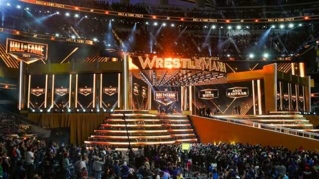 A shot of the crowd during the main event of 