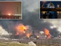 AIE afirma que 40 instalações de energia no Médio Oriente estão “severamente” danificadas e poderão manter os preços mais elevados por mais tempo O graneleiro Albina ancorou no porto Sultan Qaboos, em Mascate, Omã, à noite.