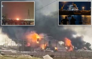 AIE afirma que 40 instalações de energia no Médio Oriente estão “severamente” danificadas e poderão manter os preços mais elevados por mais tempo O graneleiro Albina ancorou no porto Sultan Qaboos, em Mascate, Omã, à noite.