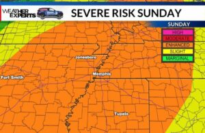 AO VIVO: Discutindo as tempestades de domingo com Tyler Eliasen do WREG Risco de mau tempo neste domingo