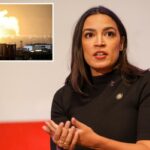 Alexandria Ocasio-Cortez falando na TU Berlin.