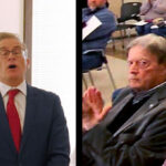 ASSISTA: Presidente local do Partido Republicano na Virgínia encerra perguntas sobre escândalo de fraude eleitoral democrata enquanto apoiadores do RINO torcem