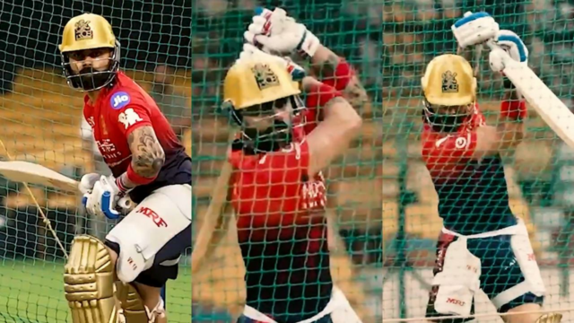 ASSISTIR: Virat Kohli se prepara para defender o título do RCB antes do IPL 2026
