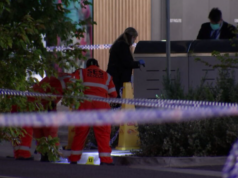 Adolescentes de Melbourne são presos por briga mortal em estação Os serviços de emergência vasculharam a cena na estação Mernda.