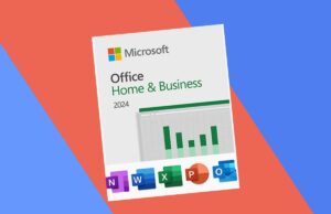 Adoramos esta oferta para equipes remotas: o Microsoft Office custa apenas US$ 90 Um homem ao telefone usando um laptop em um escritório.