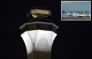 Aeroporto de Newark emite parada terrestre devido à fumaça na torre de controle de tráfego aéreo – poucas horas após o acidente mortal do LaGuardia Aeroporto de Newark emite parada terrestre devido à fumaça na torre de controle de tráfego aéreo – poucas horas após o acidente mortal do LaGuardia