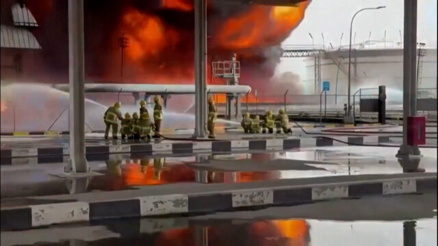 Aeroporto do Kuwait atingido por ataques de drones iranianos Aeroporto do Kuwait atingido por ataques de drones iranianos