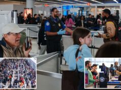 Aeroportos em caos enquanto 460 agentes não remunerados da TSA se demitem e ficam doentes em meio à guerra de financiamento do DHS Aeroportos em caos enquanto 460 agentes não remunerados da TSA se demitem e ficam doentes em meio à guerra de financiamento do DHS