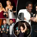 Keri Russell participa da festa pós-Netflix do The Actor Awards