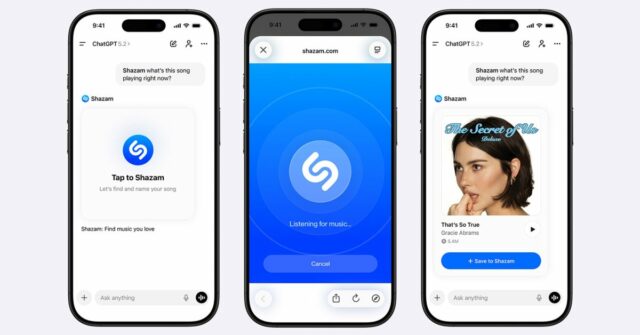 Agora você pode usar o Shazam diretamente do ChatGPT
