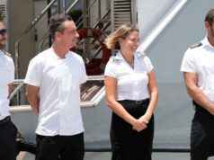 Alesia e Mike, do Below Deck, brigam por pedir o café da manhã do Chef Ben As maiores brigas 'abaixo do convés' de todos os tempos - e onde estão os relacionamentos hoje jaqueta cinza