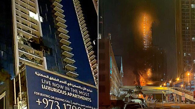 Americano preso no Bahrein relata sobrevivente de ataque iraniano em prédios altos, pedidos de ajuda
