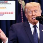 O presidente dos EUA, Donald Trump, falando em uma entrevista coletiva.