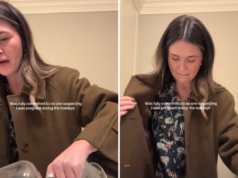 Amigos não sabem que a mulher está grávida – seu plano para festas é genial Amigos não sabem que a mulher está grávida - seu plano para festas é genial