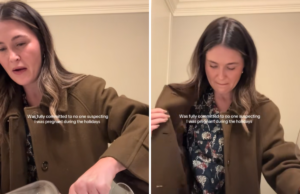 Amigos não sabem que a mulher está grávida – seu plano para festas é genial Amigos não sabem que a mulher está grávida - seu plano para festas é genial