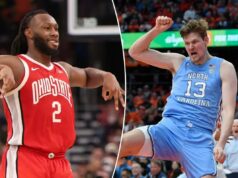 Analisando os melhores jogos do March Madness 2026 hoje: principais competições de quinta-feira Bruce Thornton, do Ohio State Buckeyes, comemora uma cesta de três pontos contra o Michigan Wolverines.