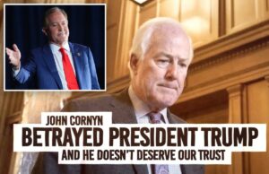 Anúncio pró-Ken Paxton PAC afirma que John Cornyn ‘traiu o presidente Trump’ enquanto rivais lutam por endosso Anúncio pró-Ken Paxton PAC afirma que John Cornyn 'traiu o presidente Trump' enquanto rivais lutam por endosso