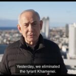 Apoiado pelos EUA, Netanyahu diz que a sua missão de 40 anos para destruir o regime do aiatolá Ali Khamenei é agora uma realidade