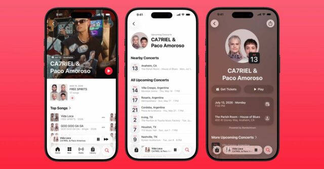 Apple Music agora ajuda você a acompanhar shows de seus artistas favoritos

