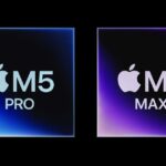 Apple apregoa arquitetura Fusion para chips M5 Pro e M5 Max com ‘super núcleos’ | Gráfico promocional da Apple para os novos chips