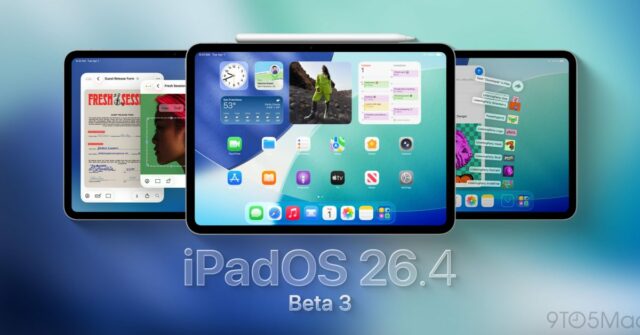 iPadOS 26.4 beta 3