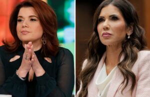 Apresentadores de ‘The View’ comemoram a demissão de Kristi Noem; Ana Navarro afirma que seu departamento ‘matou, feriu e deteve cidadãos dos EUA’ Apresentadores de 'The View' comemoram a demissão de Kristi Noem; Ana Navarro afirma que seu departamento 'matou, feriu e deteve cidadãos dos EUA'