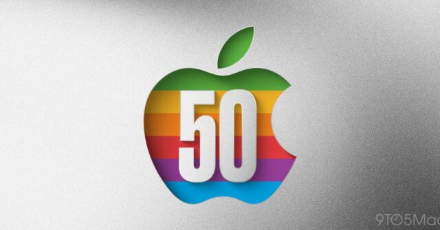 Aqui está o produto especial do 50º aniversário da Apple 50º aniversário da Apple